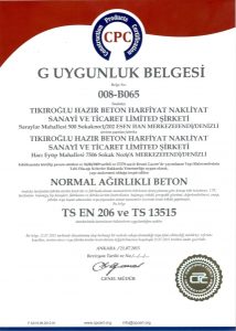 G belgesi